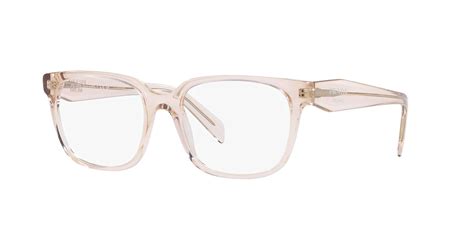 prada clear pink glasses|Prada pink glasses vpr17z.